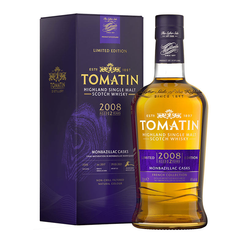 Tomatin 2008 Monbazillac Cask 46% ABV 700ml