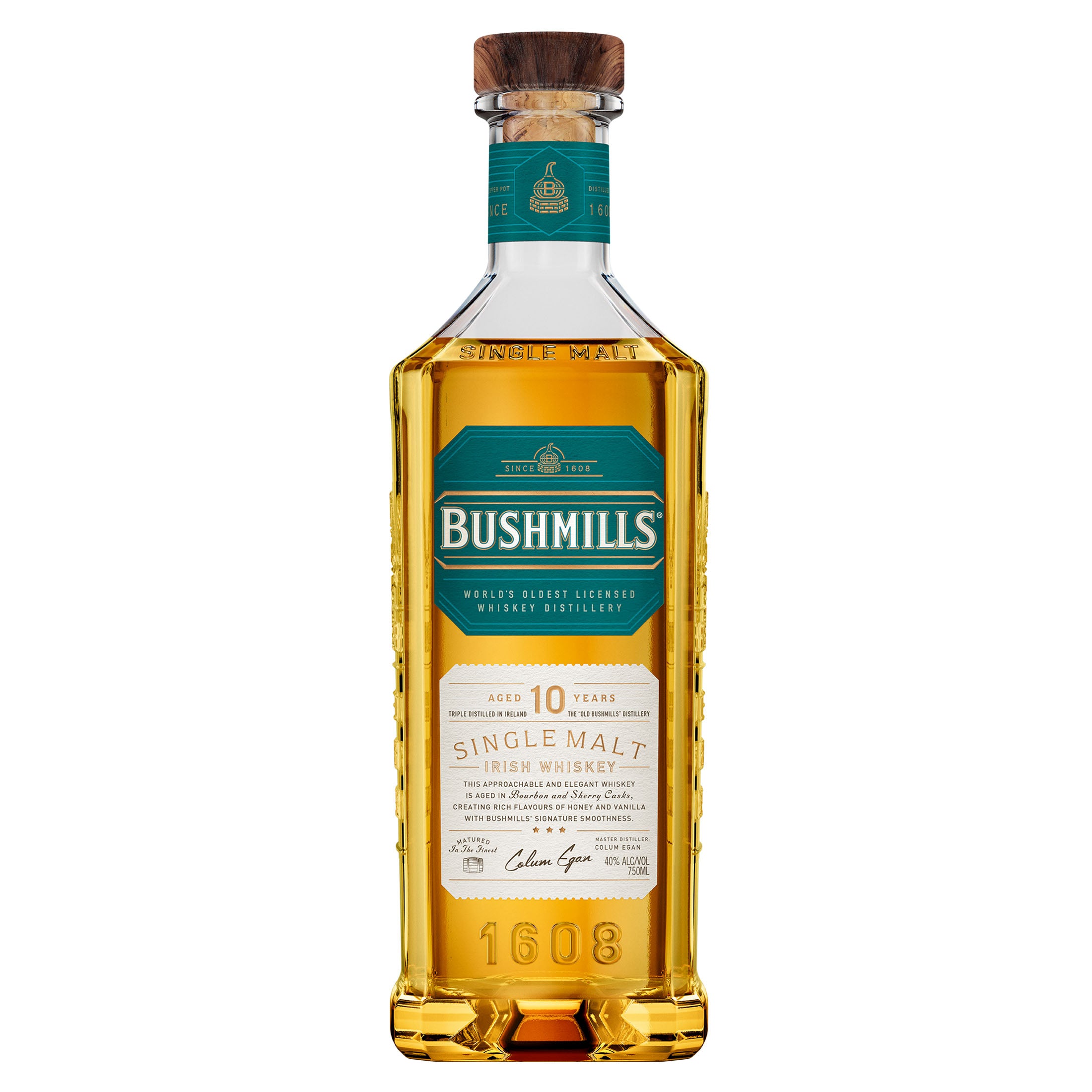 Bushmills 10 Year Old Irish Whiskey 750ml