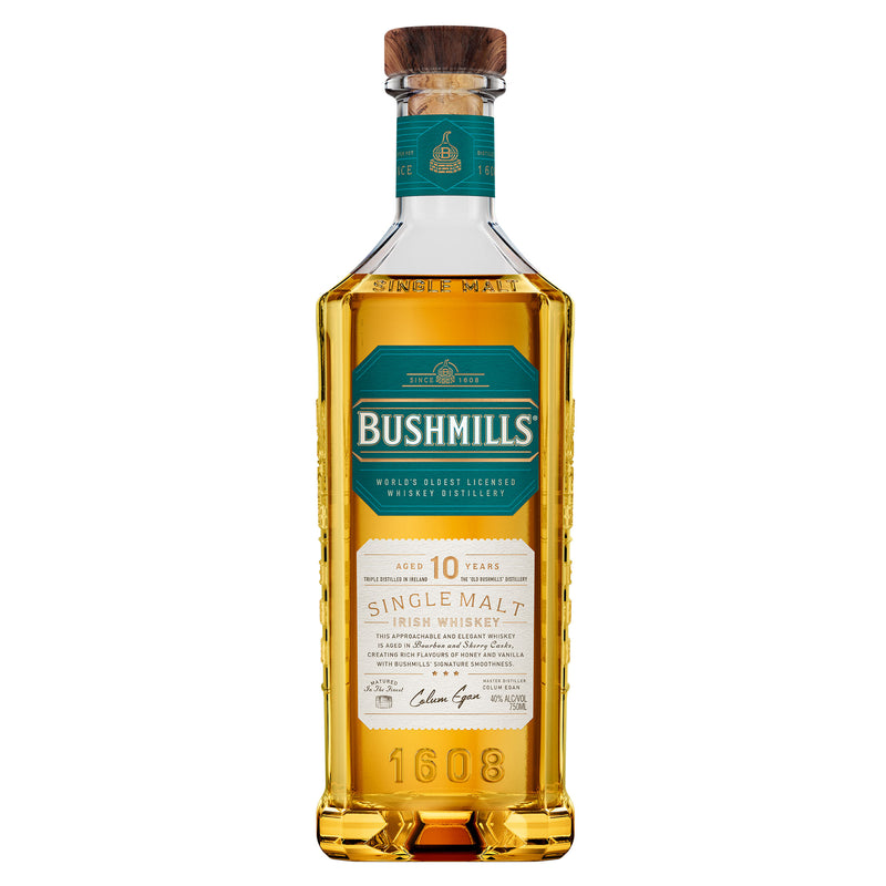 Bushmills 10 Year Old Irish Whiskey 750ml