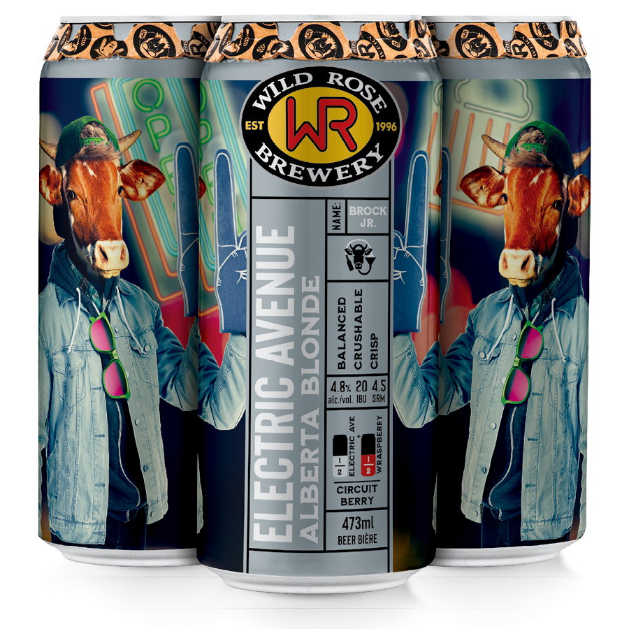 Wild Rose Electric Avenue 4 Tall Cans