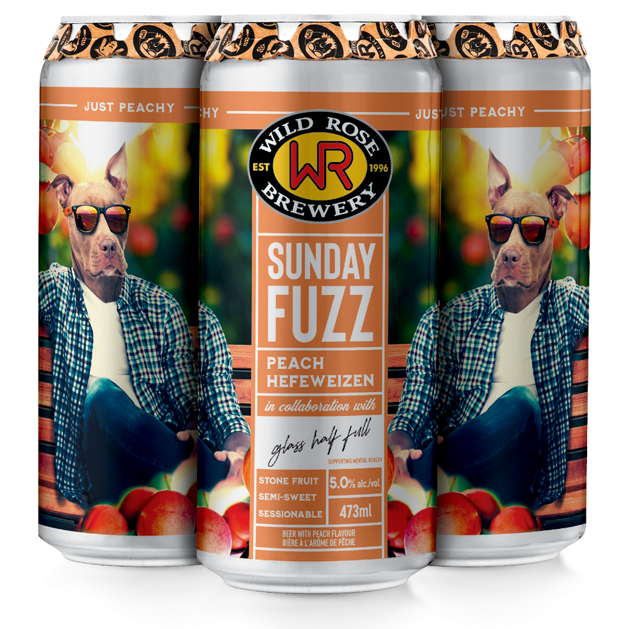 Wild Rose Sunday Fuzz 4 Tall Cans