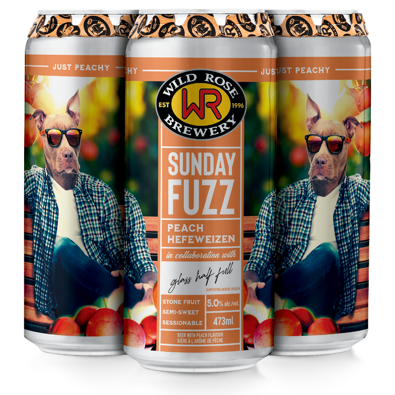 Wild Rose Sunday Fuzz 4 Tall Cans