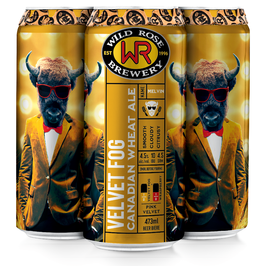 Wild Rose Velvet Fog 4 Tall Cans