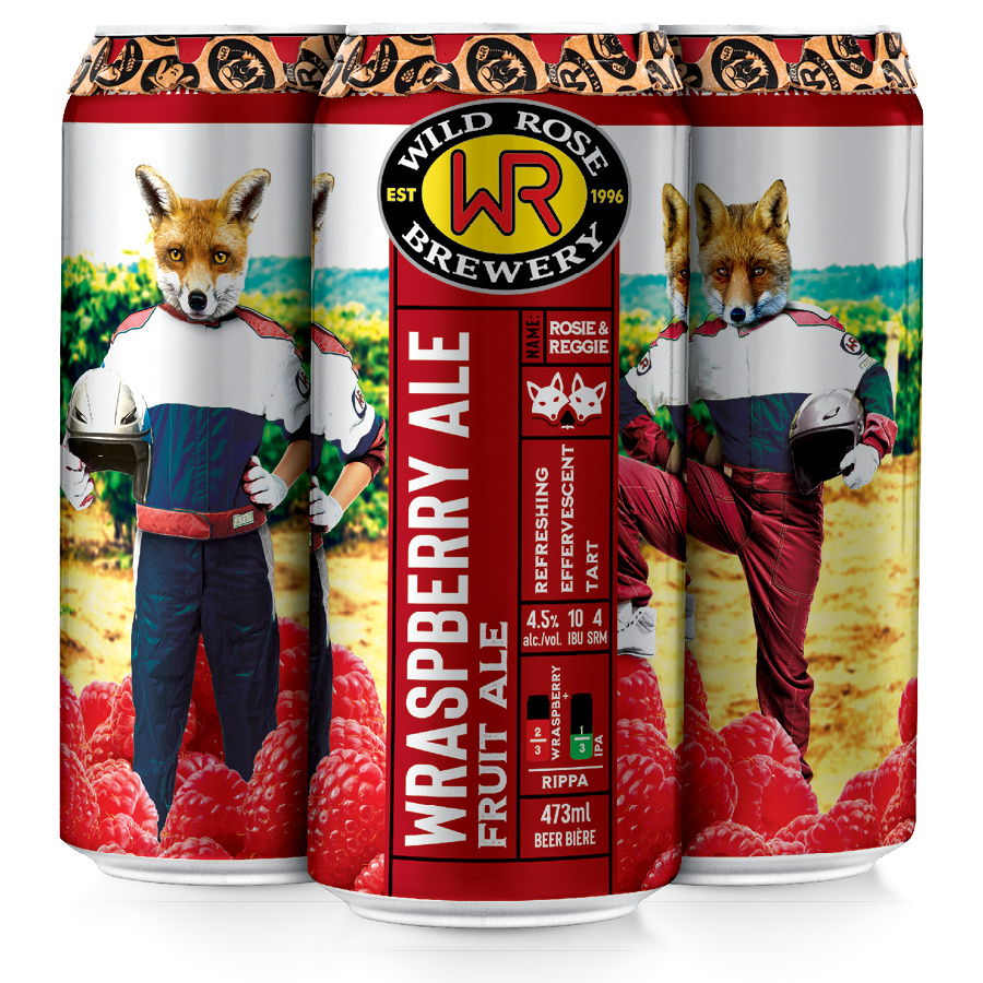 Wild Rose Wraspberry Ale 4 Tall Cans