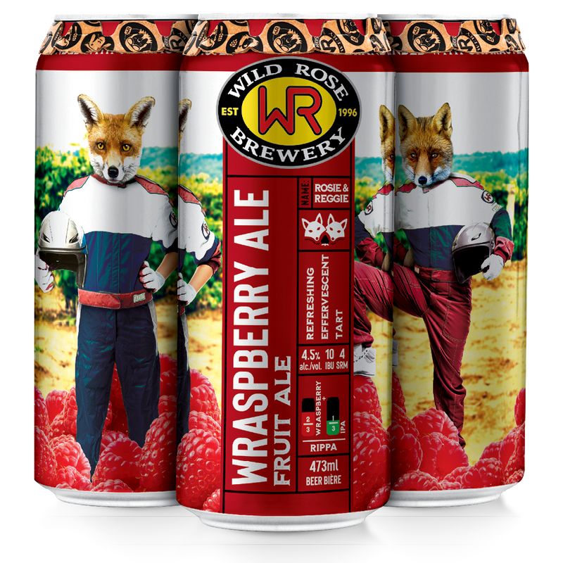 Wild Rose Wraspberry Ale 4 Tall Cans