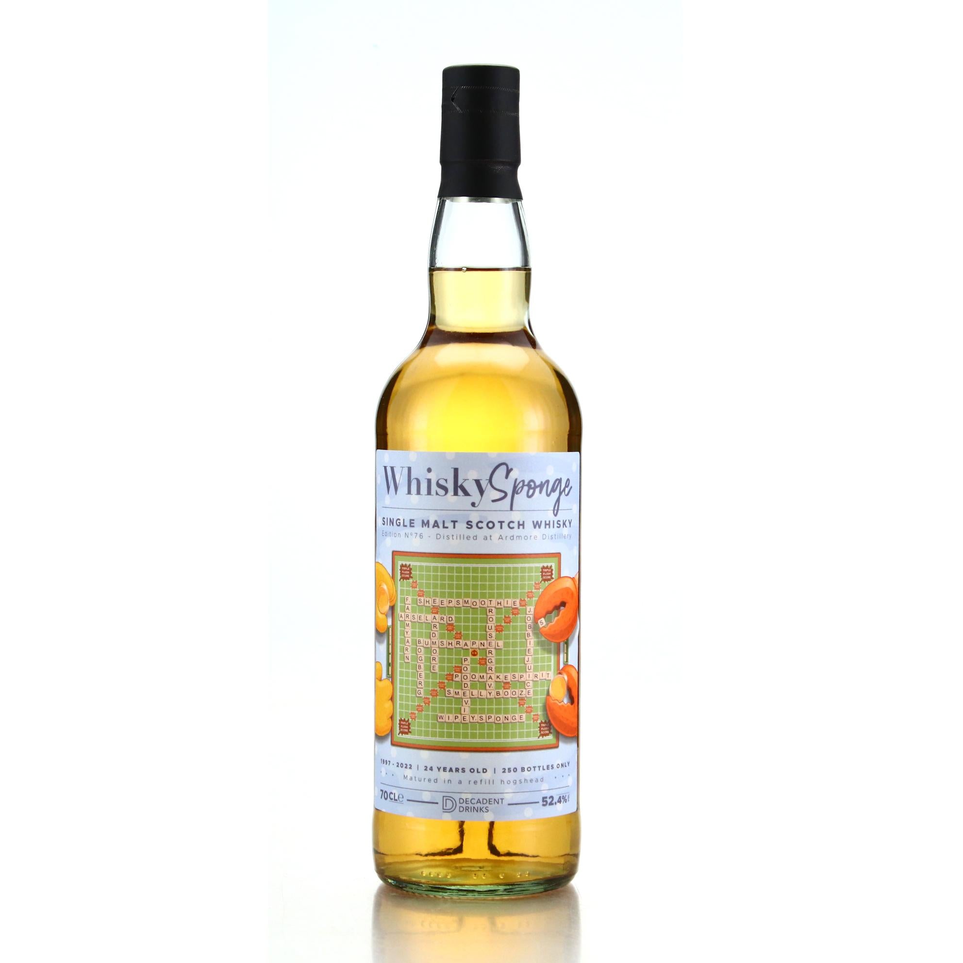 Whisky Sponge Edition No.76 Ardmore 1997 24 Year Old 52.4% ABV 700ml
