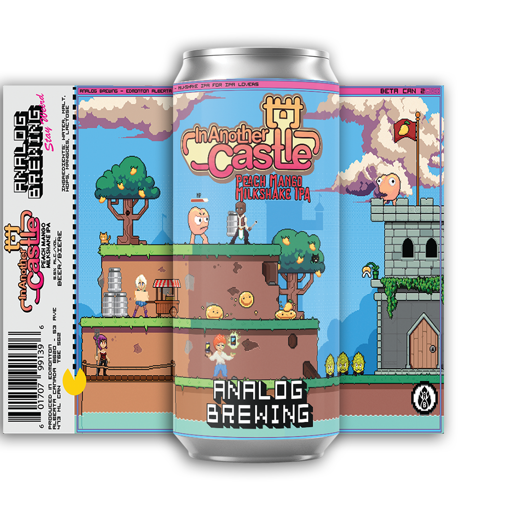 Analog In Another Castle Peach Mango IPA 4 Tall Cans