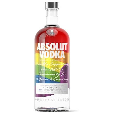 Absolut Rainbow Flag - Limited Edition 750ml