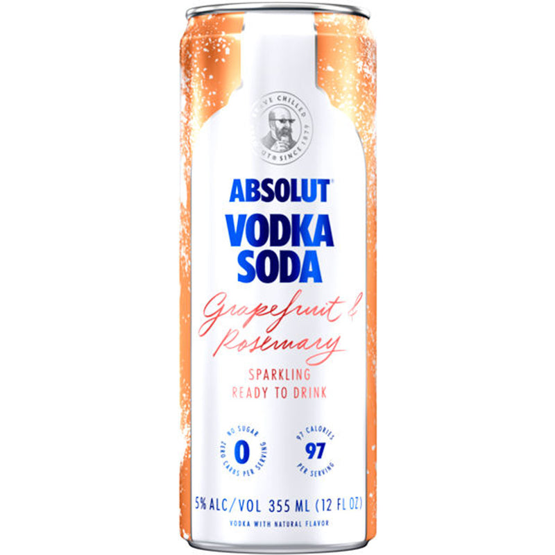 Absolut Vodka Soda Grapefruit 4 Cans