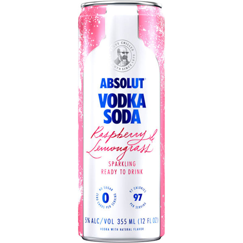 Absolut Vodka Soda Raspberry 4 Cans – BSW Liquor