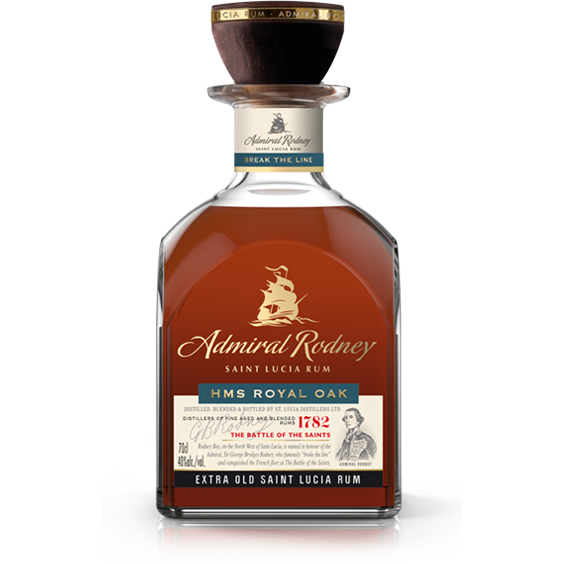 St Lucia Admiral Rodney Royal Oak 750ml