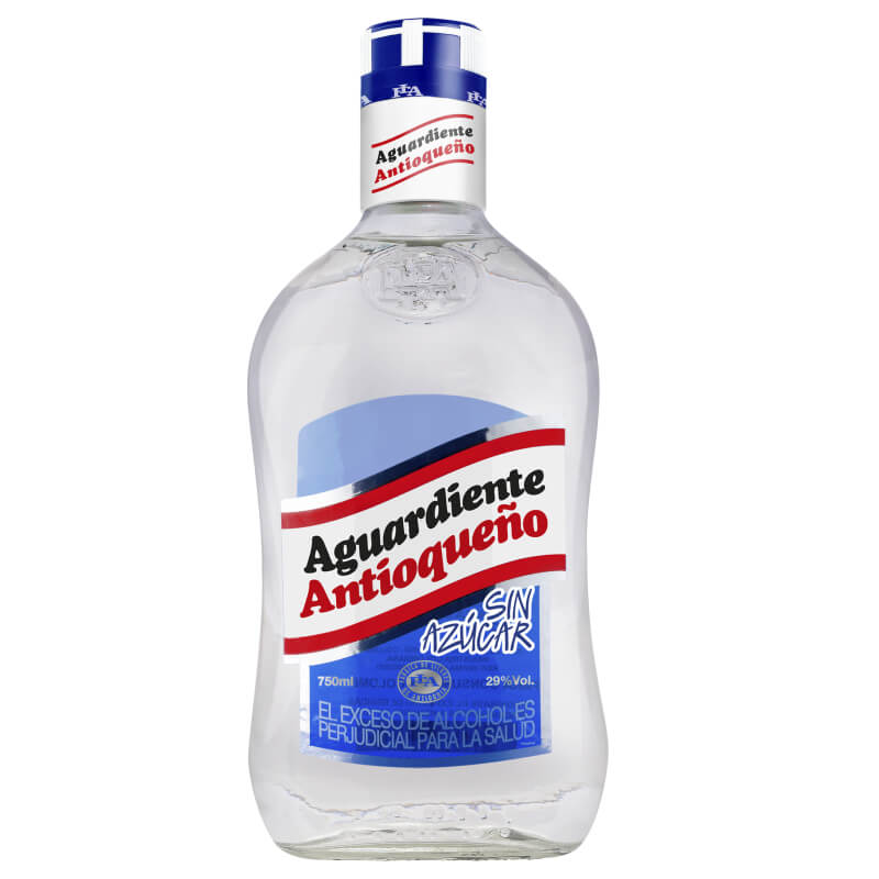 Antioqueno Aguardiente Sin Azucar 750ml