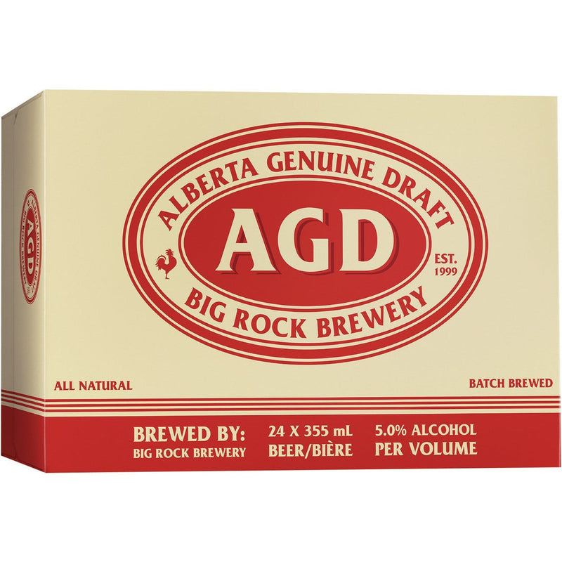 AGD Alberta Genuine Draft 24 Cans