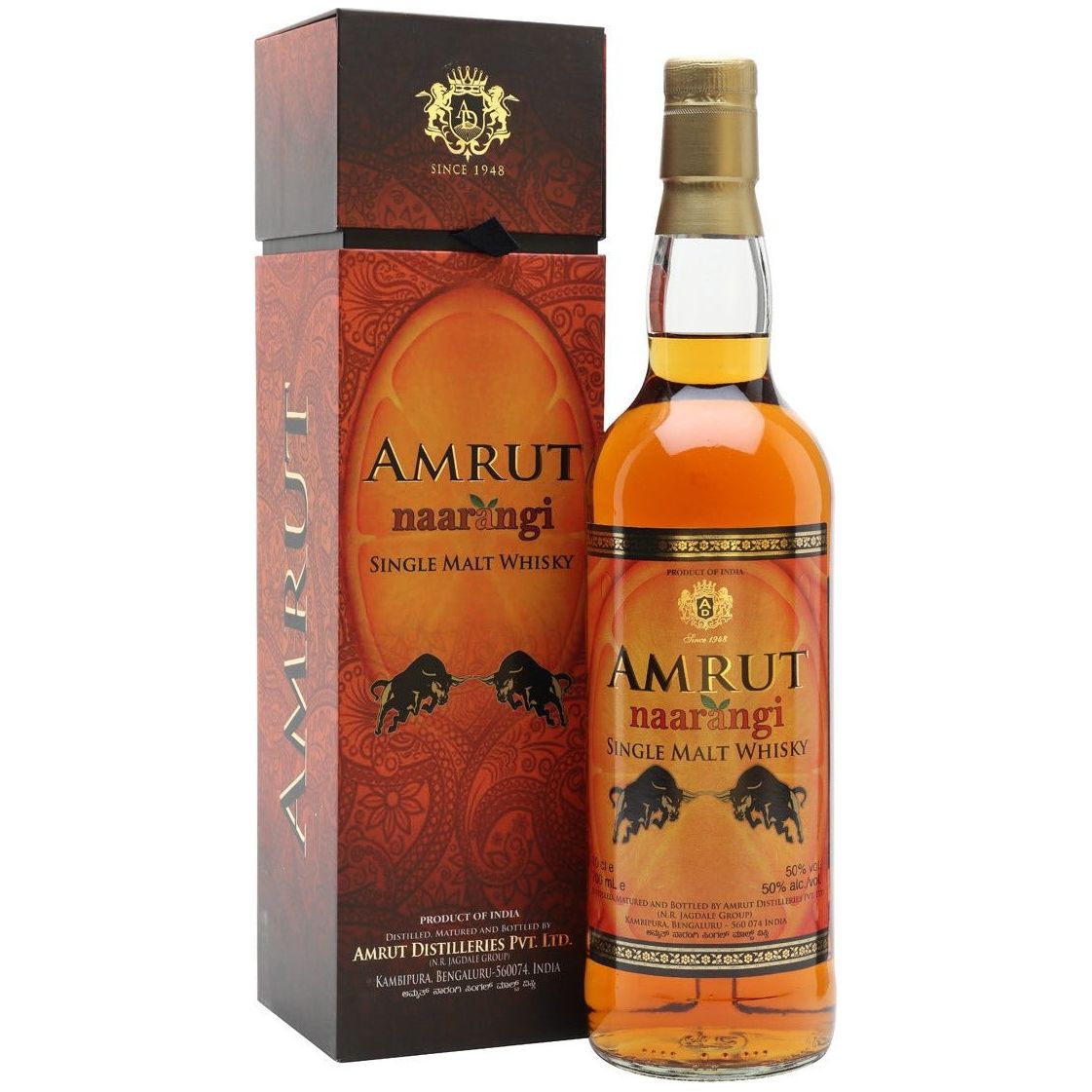 Amrut Naarangi Indian Single Malt 700ml