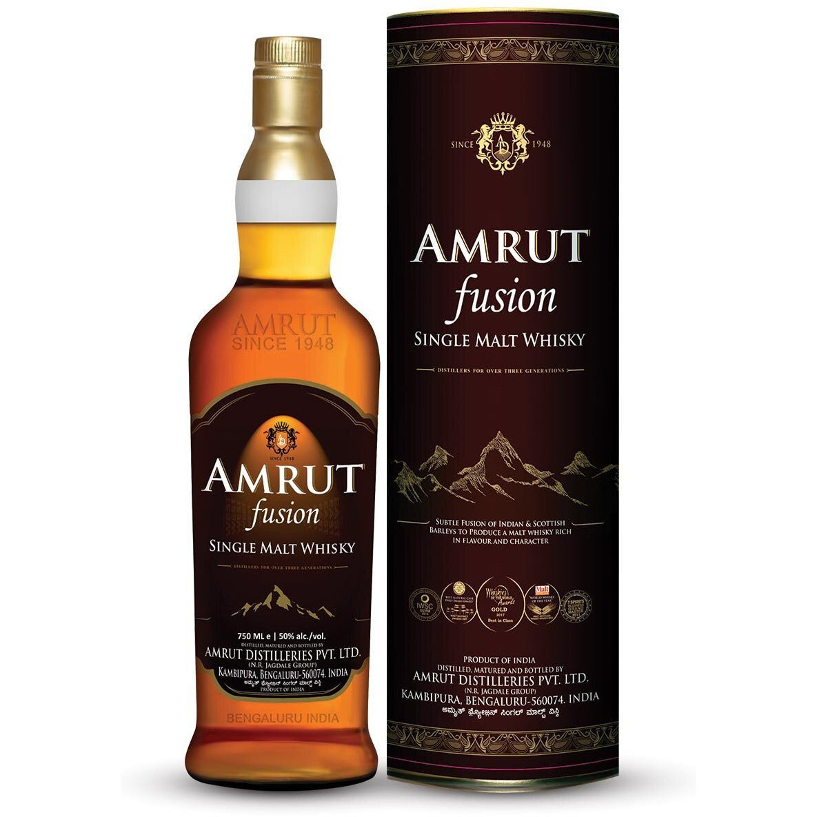 Amrut Fusion Indian Single Malt 700ml