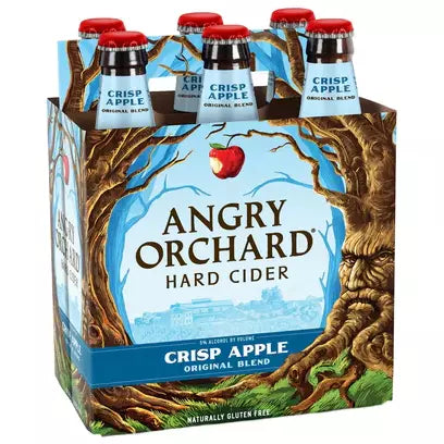 Angry Orchard Crisp Apple Cider 6 Bottles