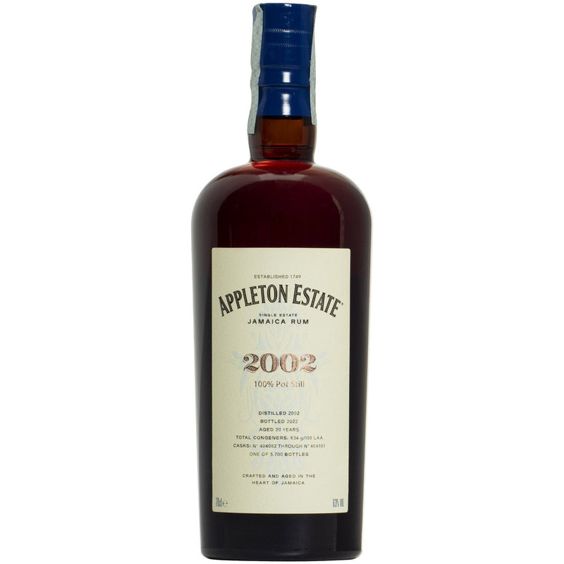 Appleton Estate Hearts Collection 2002 20 Year Old 63% ABV 750ml