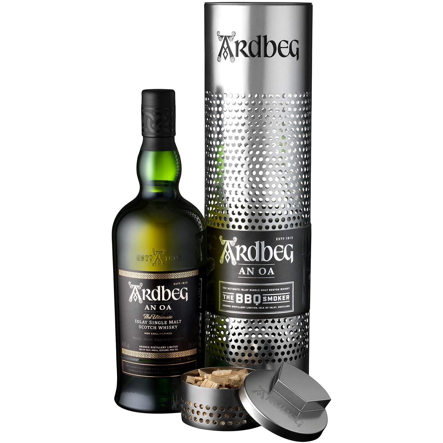 Ardbeg An Oa Smoker Gift Pack 46.6% ABV 700ml