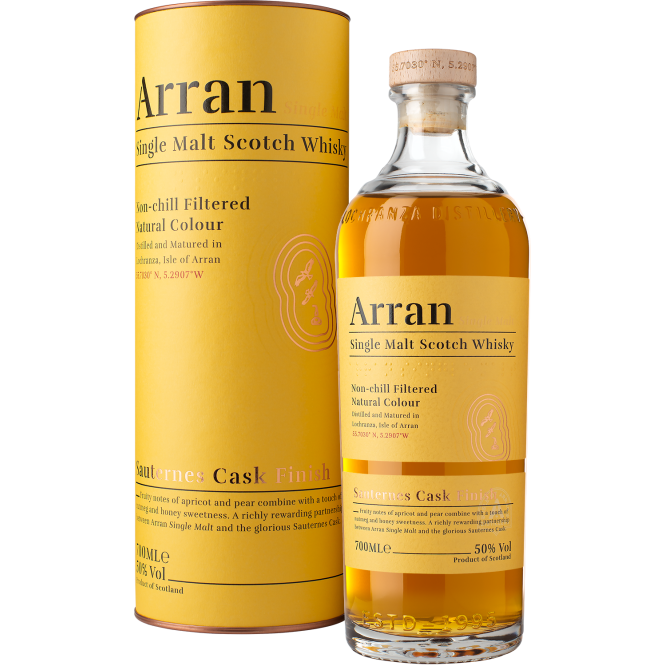 Arran Sauternes Cask Finish 50% ABV 700ml