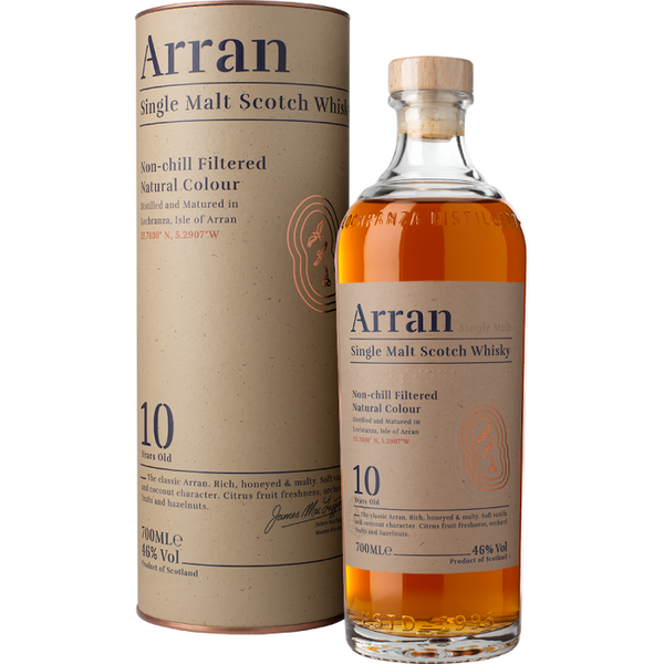 Arran 10 Year Old 46% ABV – BSW Liquor