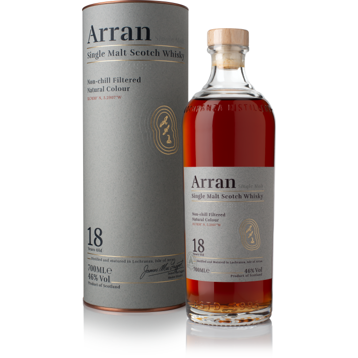 Arran 18 Year Old 46% ABV 700ml