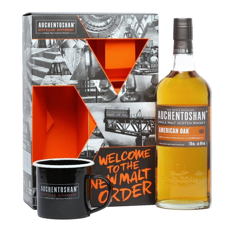 Auchentoshan American Oak Gift Pack 750ml