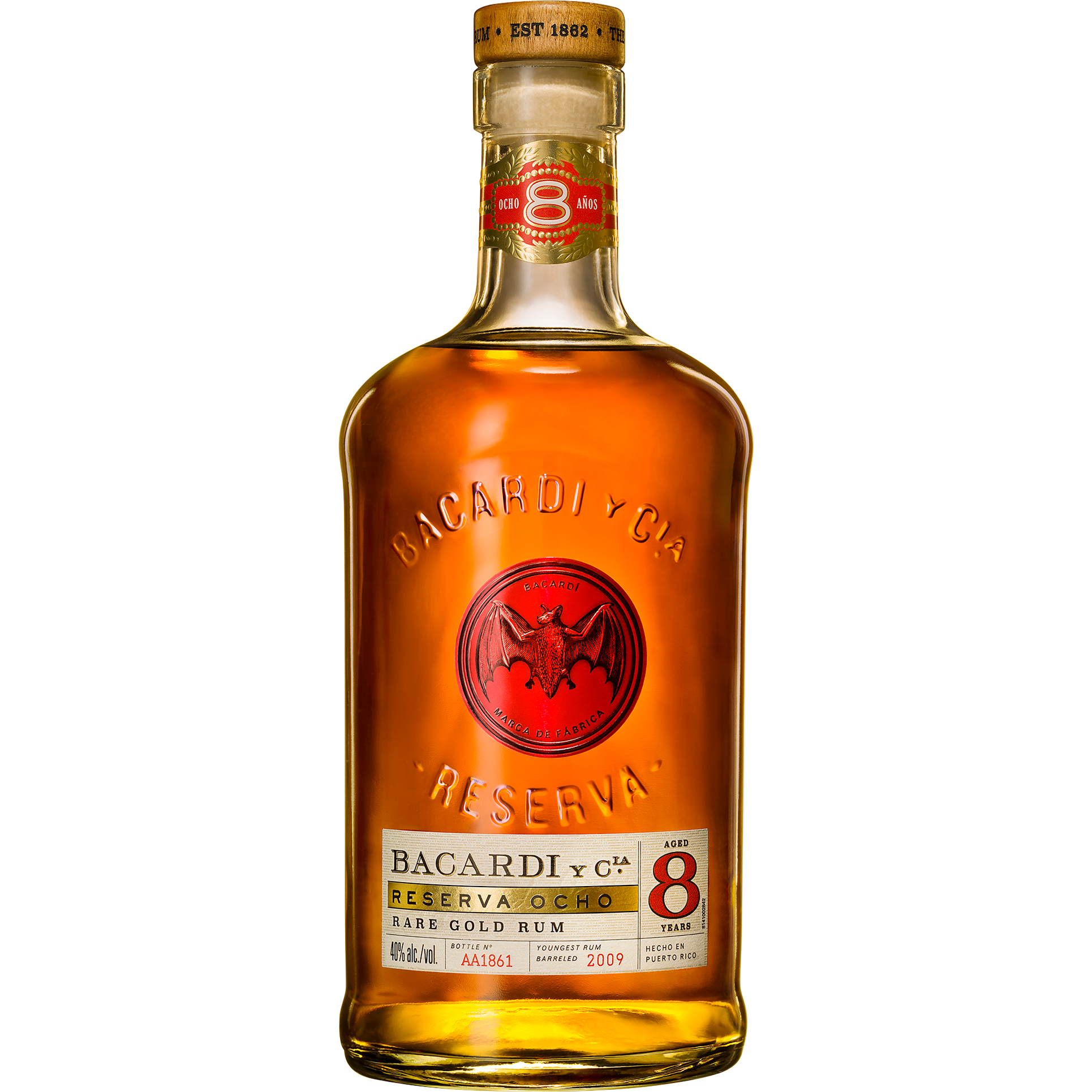 Bacardi Reserva Ocho 8 Year Old Rum 750ml