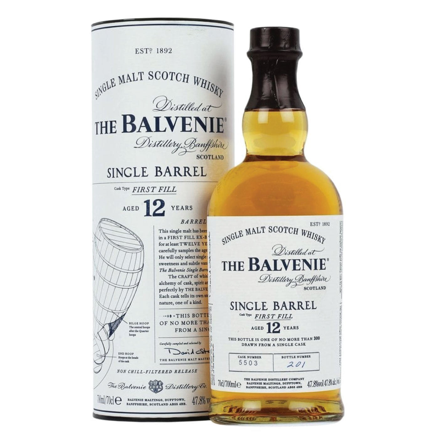 The Balvenie 12 Year Old Single Barrel 750ml
