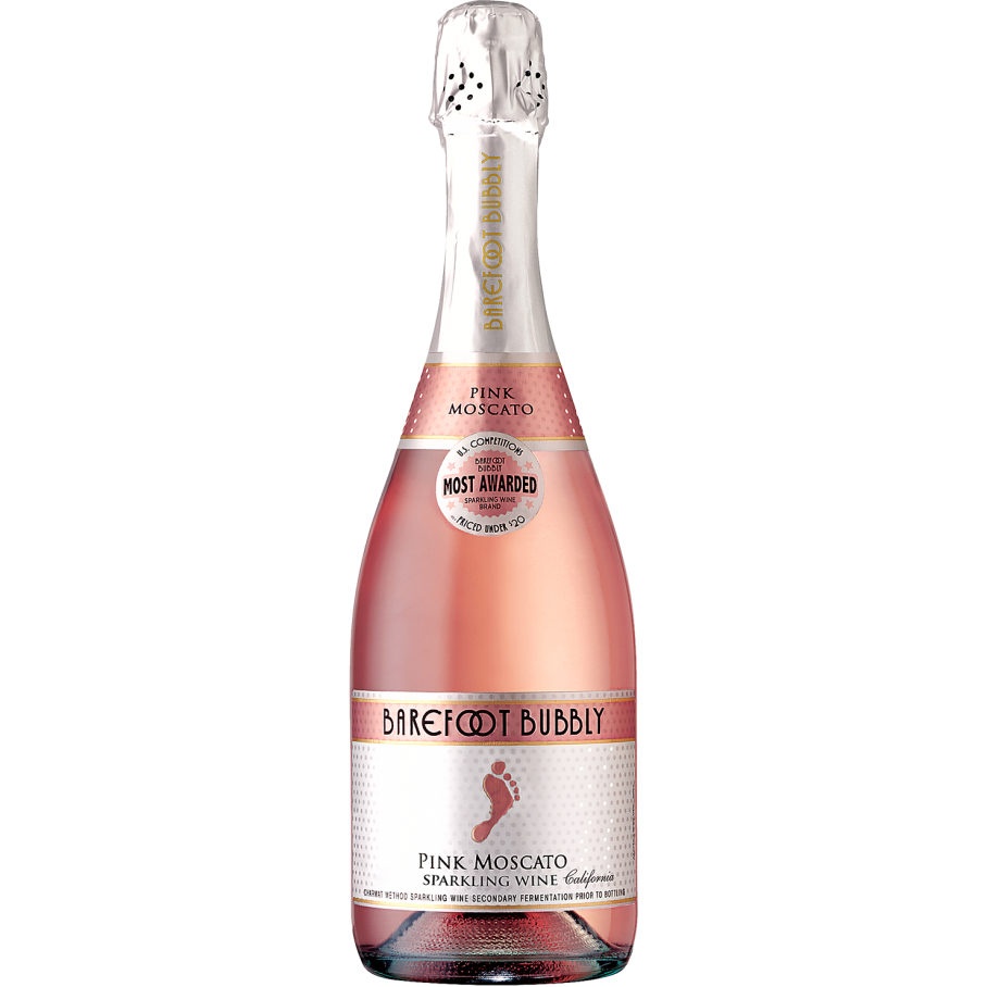 Barefoot Bubbly Pink Moscato Sparkling 750ml