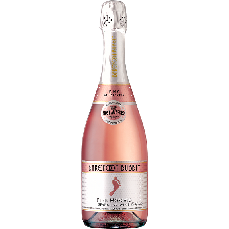 Barefoot Bubbly Pink Moscato 750ml