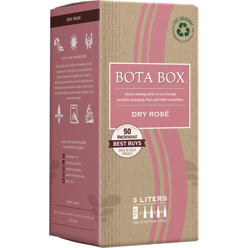 Bota Box Rose Dry Rose 3L Bag in Box