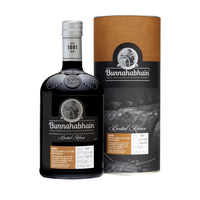 Bunnahabhain 2008 Manzanilla Finish 750ml