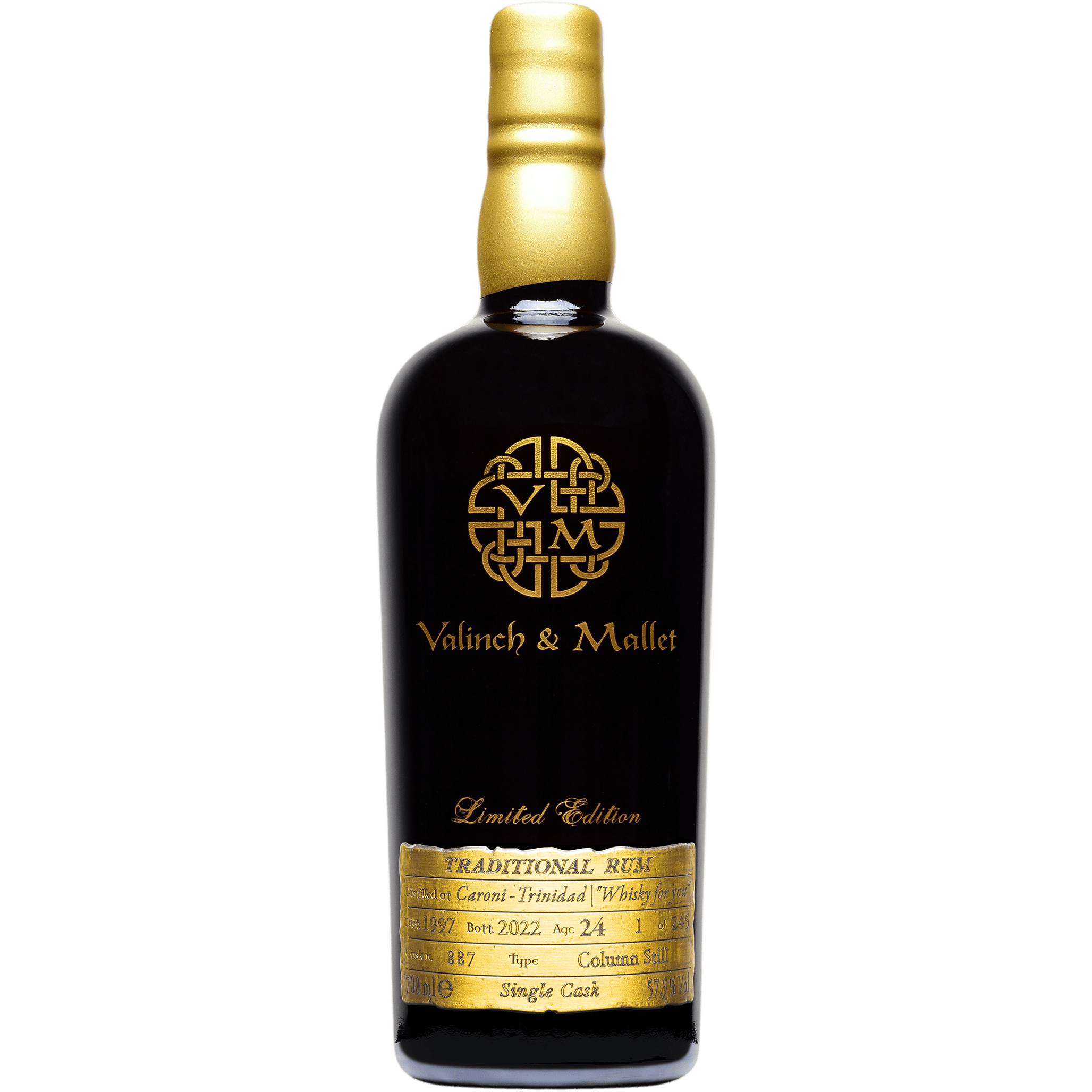 Valinch & Mallet Caroni Rum 24 Year Old 57.90% ABV 700ml