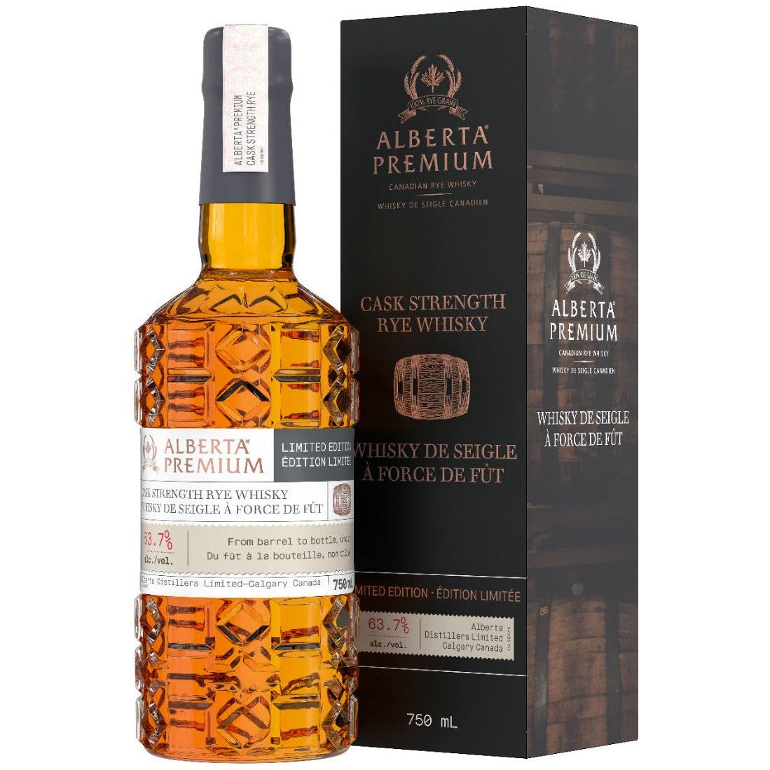 Alberta Premium Cask Strength Batch 3 63.7% ABV 750ml