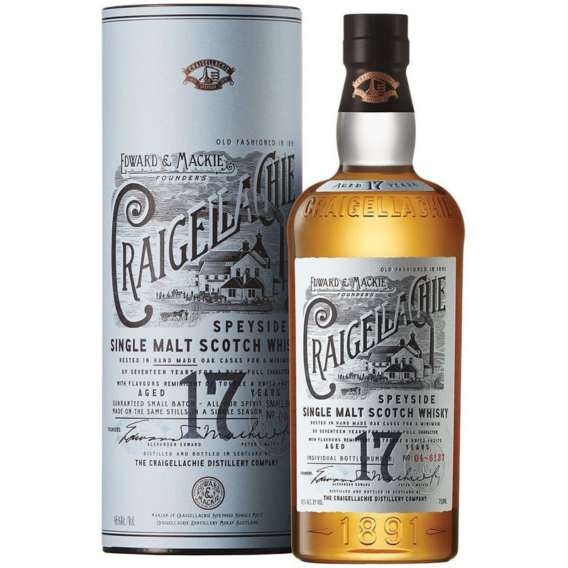 Craigellachie 17 Year Old Single Malt Whisky 750ml