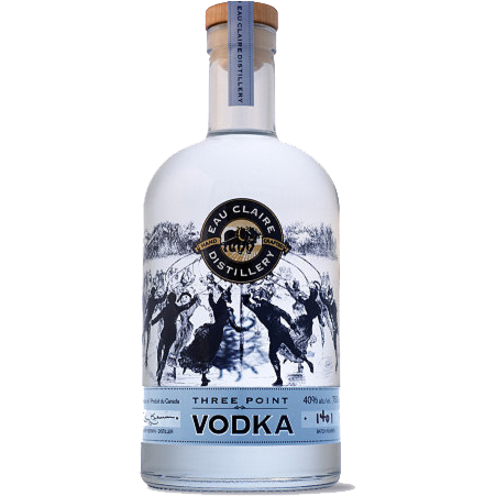 Eau Claire Distillery Three Point Vodka 750ml