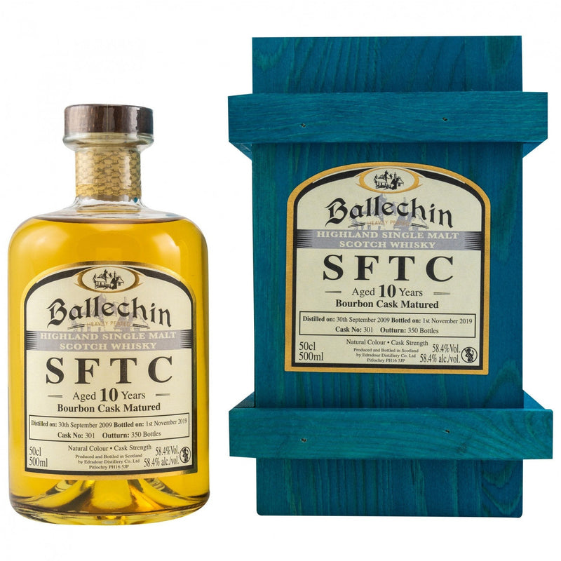 Edradour Ballechin SFTC Bourbon 58.4% 500ml