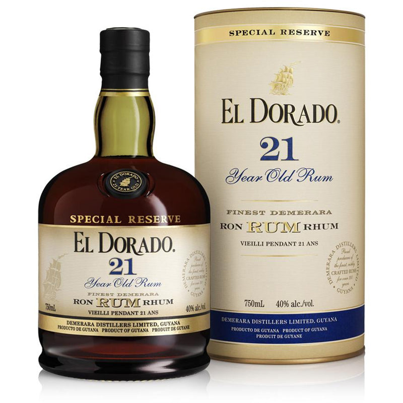 El Dorado 21 Year Old Rum 750ml