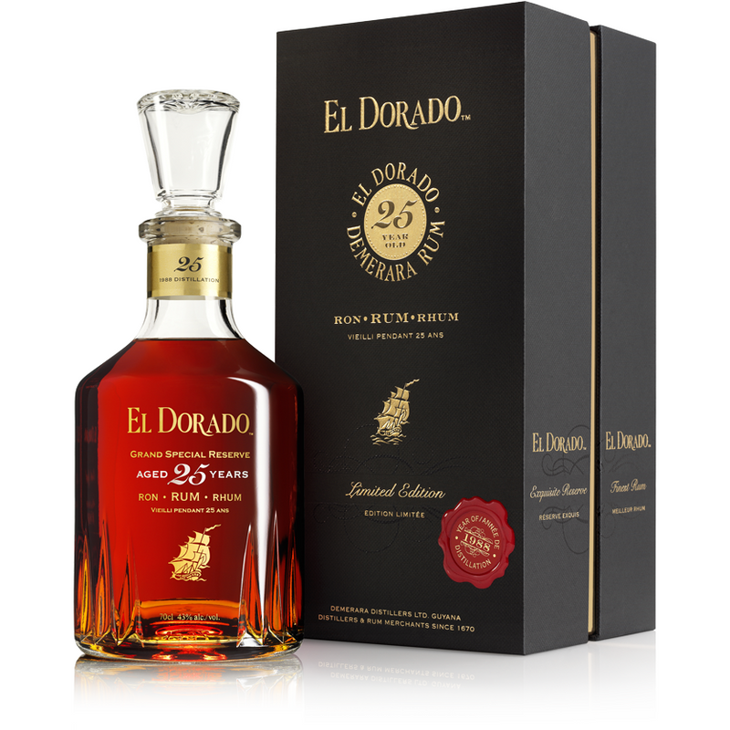 El Dorado 25 Year Old Rum 750ml
