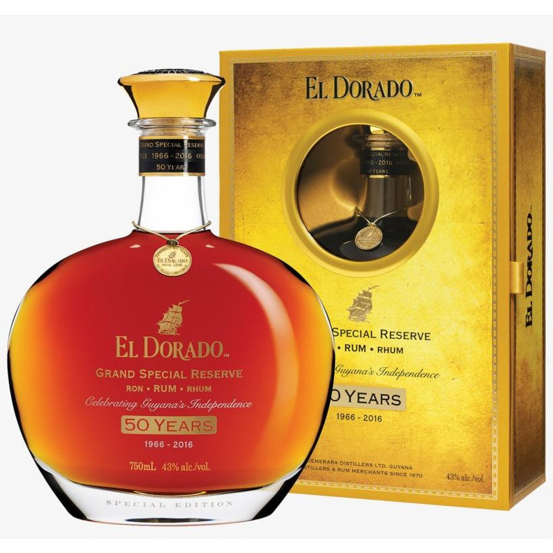 El Dorado 50 Yr Old Rum 750ml