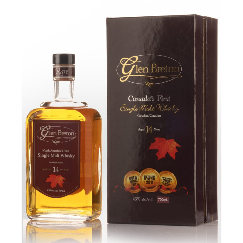 Glen Breton 14 Year Old Single Malt Whisky 750ml