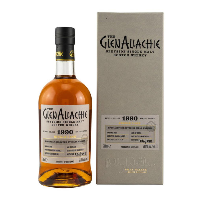 The GlenAllachie 30 Year Old Madeira Cask 700ml