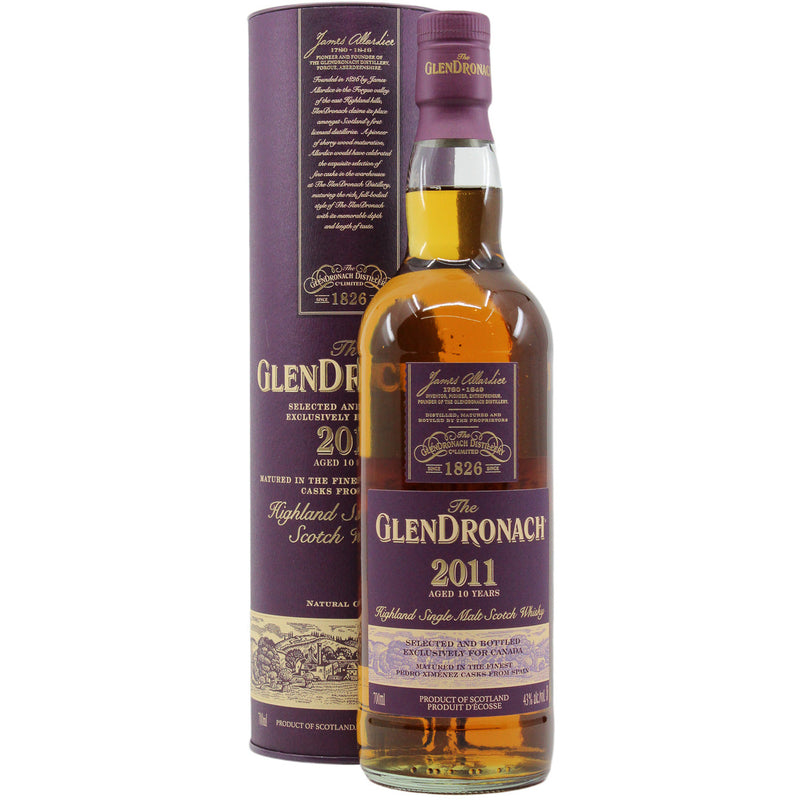The GlenDronach 2011 10 Year Old PX Cask 700ml