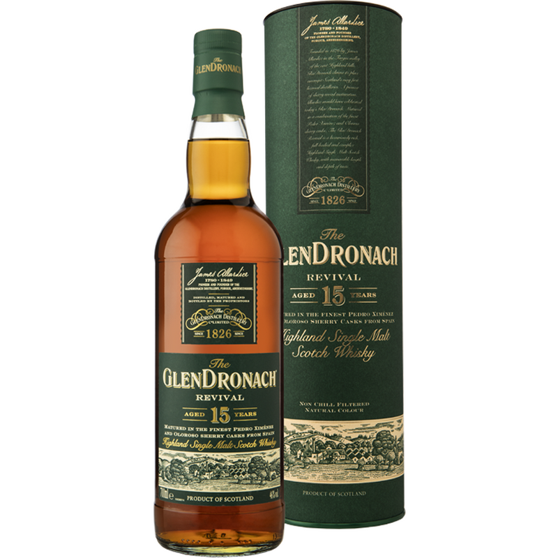 The GlenDronach 15 Year Old Revival 700ml