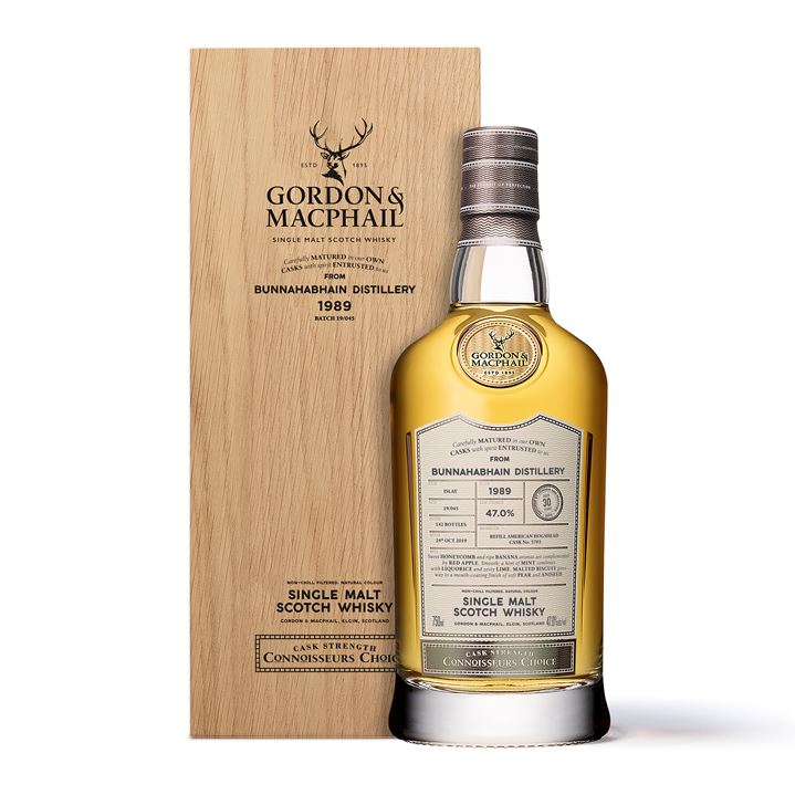 Gordon & MacPhail Connoisseurs Choice Bunnahabhain 1989 30 Year Old 750ml 47% ABV