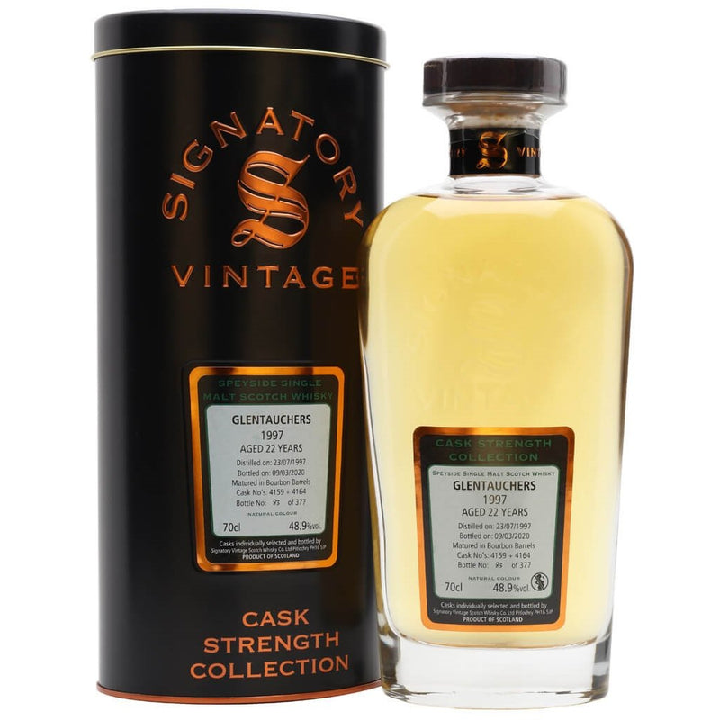 Signatory Vintage Glentauchers 1997 22 Year Old 48.9% 700ml