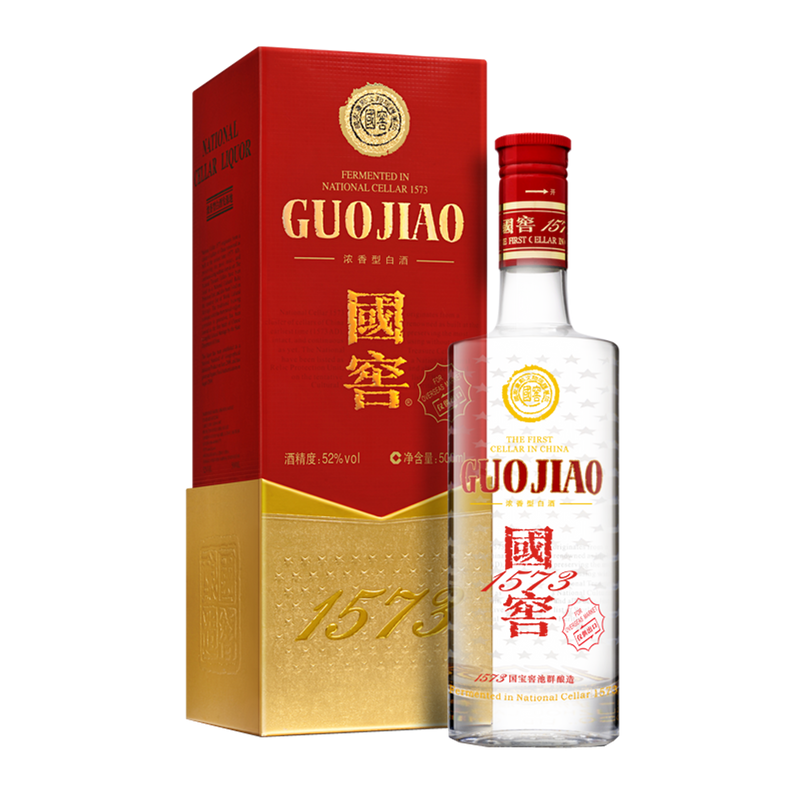 1573 National Cellar Guojiao Baiju 52% ABV 500ml