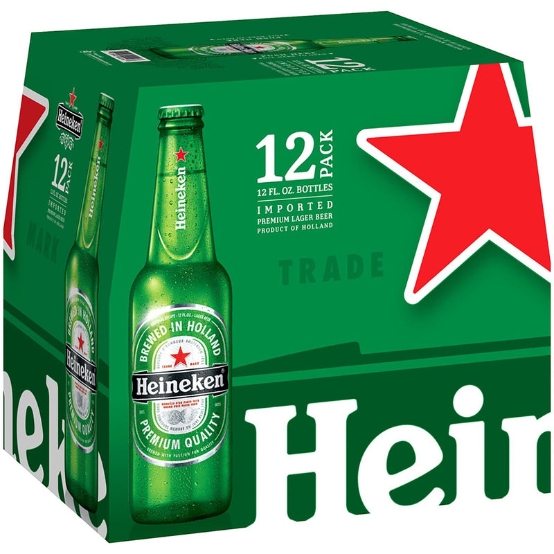 Heineken Lager 12 Bottles