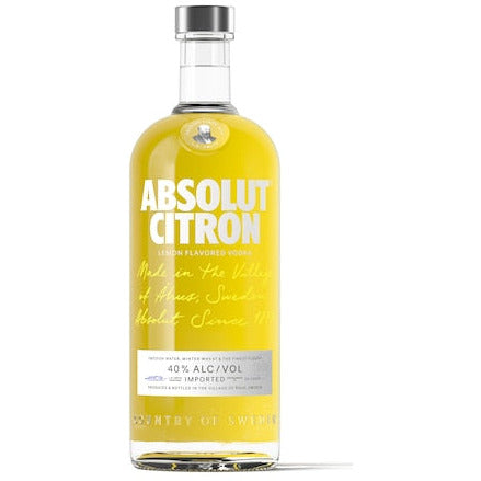 Absolut Citron Lemon Vodka 750ml