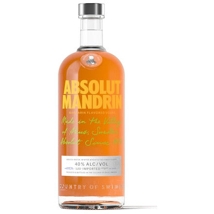 Absolut Mandrin Orange Vodka 750ml